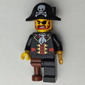 fig-010170 – Pirate - Black Torso, Black Leg, Peg Leg - Nashville