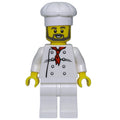 fig-010176 – Chef - White Torso, White Legs, White Hat, Grey beard