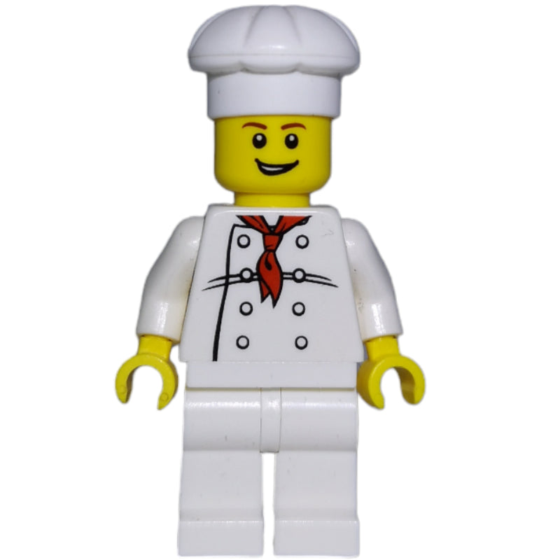 fig-010184 – Chef - White Torso, White Legs, White Hat