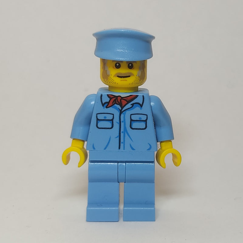 fig-010255 – Train Conductor - Medium Blue