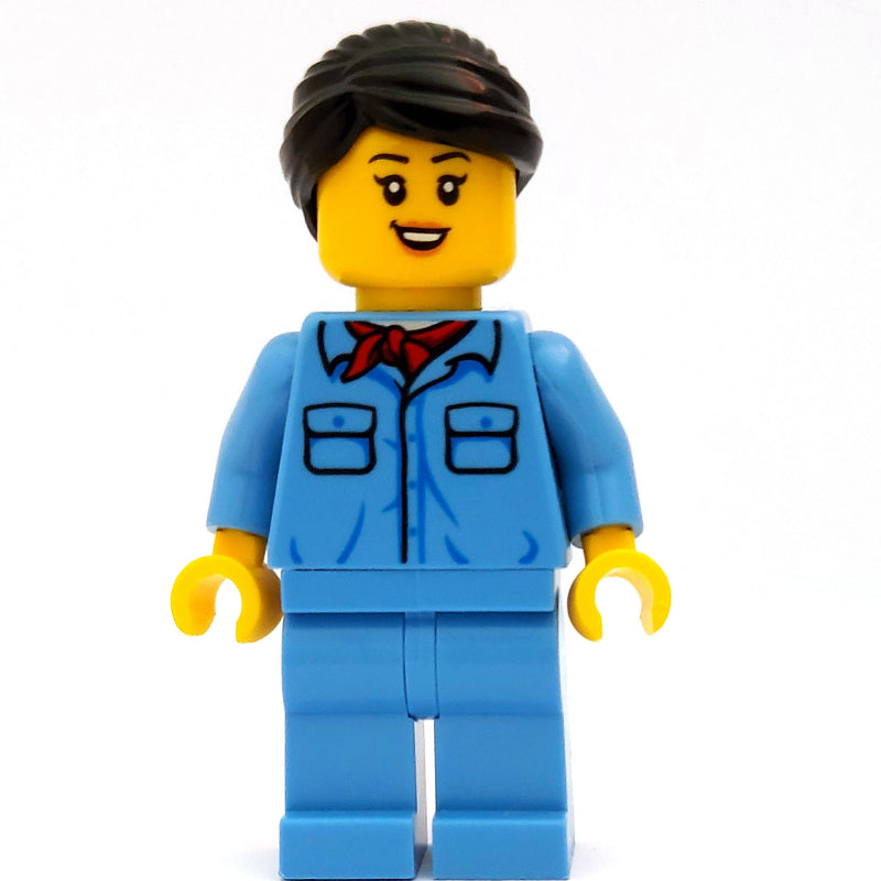 fig-010256 – Train Conductor - Medium Blue, Female