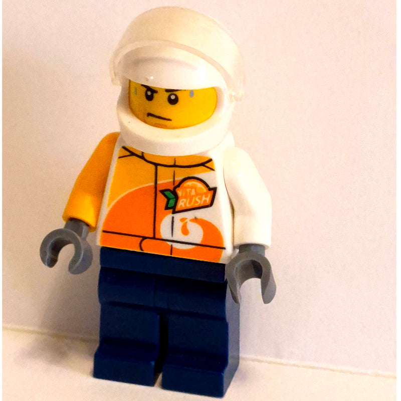 fig-010281 – Pilot - White Torso, Dark Blue Legs, White Helmet