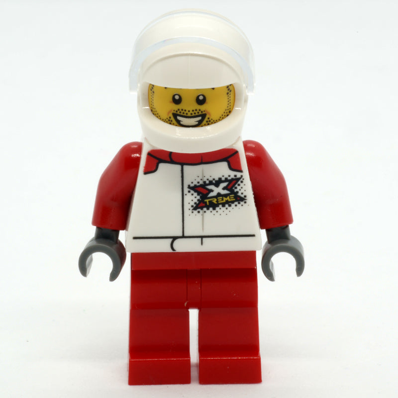 fig-010282 – Pilot - White Torso, Red Legs, White Helmet