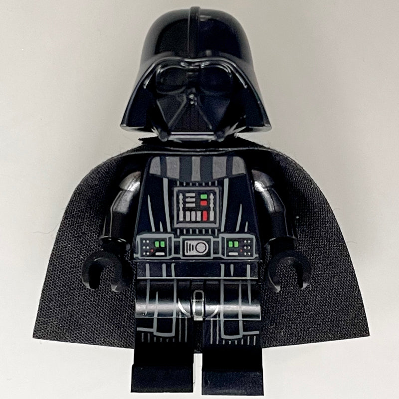 fig-010304 – Darth Vader, White Skin, 50231 Cape, Robe Hem and Stripes on Legs, Printed Arms