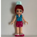 fig-010318 – Mia - Medium Azure Shirt, Magenta Skirt, Veterinarian, Nurse Hat