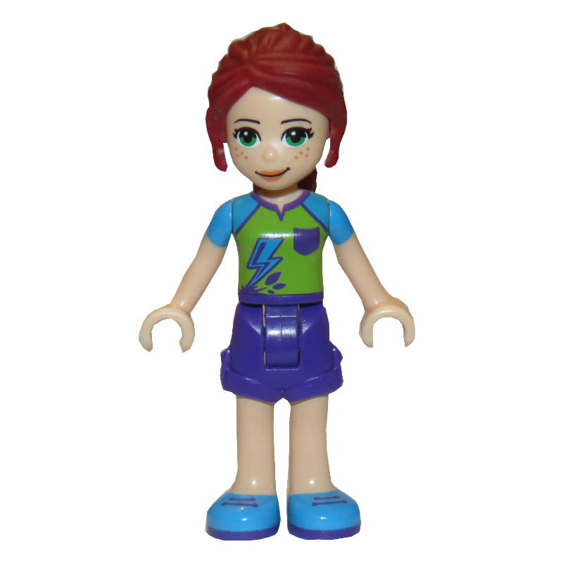 fig-010322 – Mia - Lime Top, Dark Purple Skirt
