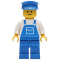 fig-010376 – White Torso, Blue Overall, Blue Cap