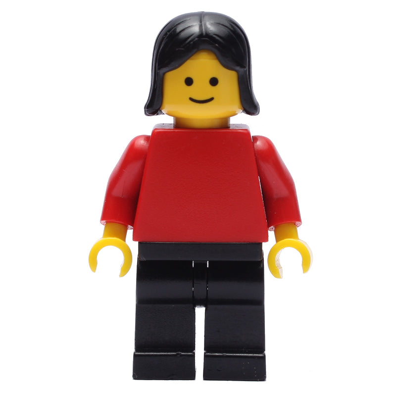 fig-010377 – Red Torso, Black Legs, Black Hair