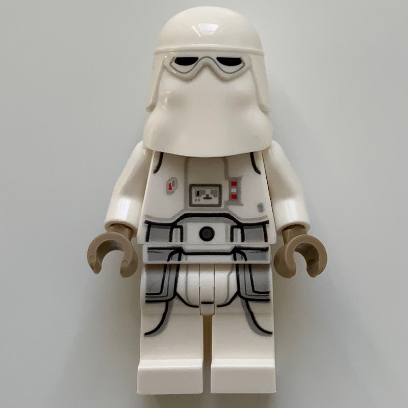 fig-010385 – Snowtrooper, White Hips, Printed Legs, Dark Tan Hands (3626cpr1709 Head)