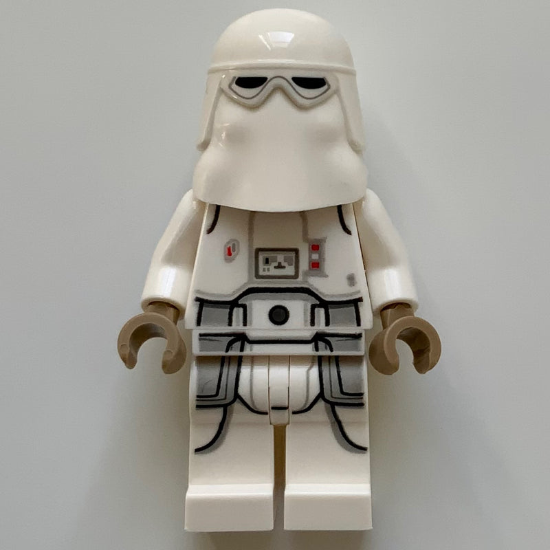 fig-010386 – Snowtrooper, White Hips, Printed Legs, Dark Tan Hands (3626cpr1587 Head)