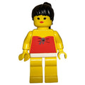 fig-010394 – Woman, Red Swimsuit, Black Hair - Closed Mouth