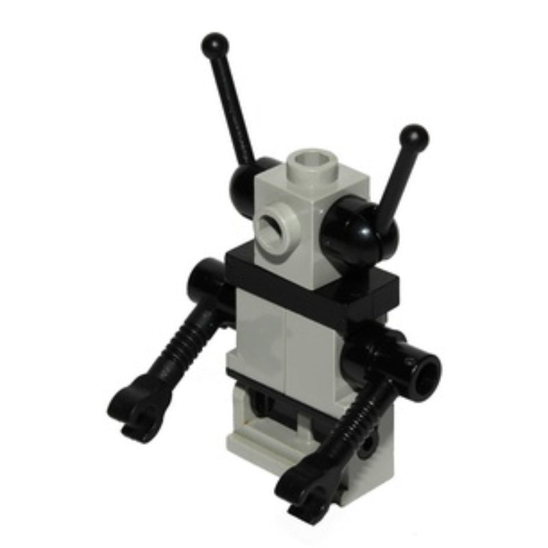 fig-010408 – Classic Space Droid - Black and Grey, Hinge Base