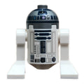fig-010443 – Astromech Droid, R2-D2, Flat Silver Dome, Dark Blue Print with Lavender Dots