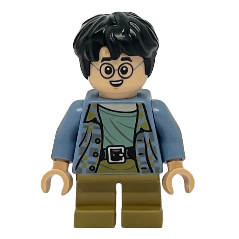 fig-010530 – Harry Potter, Sand Blue Shirt, Short Dark Tan Legs, Dirty