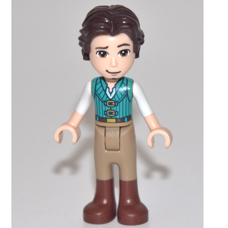 fig-010539 – Flynn Rider - Dark Turquoise Vest, Thick Leg Hinge