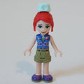 fig-010594 – Mia - Dark Purple Top, Olive Green Skirt, Nurse Hat