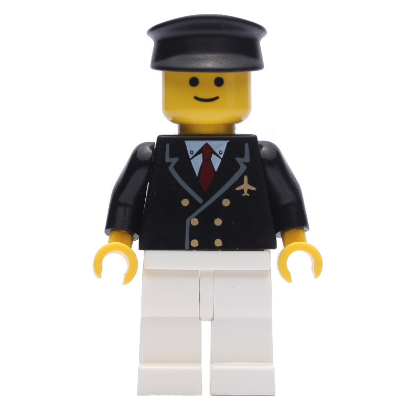 fig-010614 – Pilot - Black Torso, White Legs, Black Cap