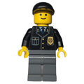 fig-010617 – Police - Black Torso, Dark Bluish Grey Legs, Black Cap