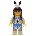 fig-010619 – Indian - Tan Clothing, Blue Trim