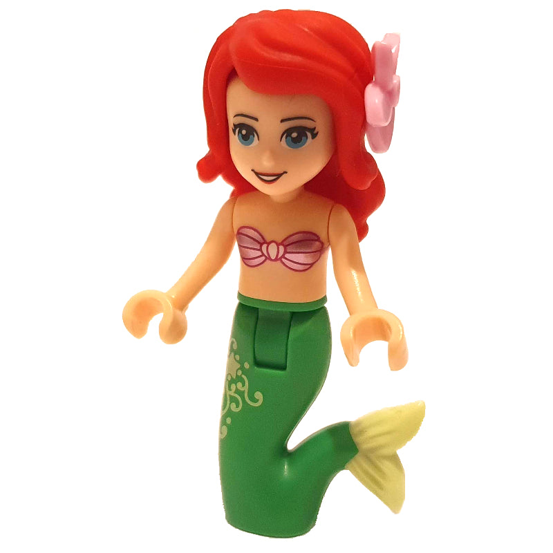 fig-010639 – Ariel - Mermaid Form, Pink Top, Flower