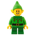 fig-010670 – Elf - Bright Green Torso, Green legs, Bright Green Hat, Broad Smile