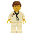 fig-010698 – Doctor - White Torso, Stethoscope, White Legs, Reddish Brown Hair