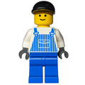 fig-010702 – White Torso, Blue Overall, Black Cap