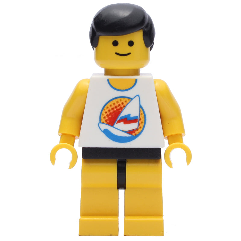 fig-010711 – White Torso, Yellow Legs, Black Hair