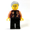 fig-010770 – Dark Red Torso, Black Legs, Light Bluish Grey Hair