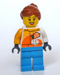 fig-010781 – Woman, Vita Rush Jacket, Dark Azure Legs, Dark Orange Hair