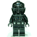 fig-010858 – TIE Pilot, Printed Legs, Two Silver Stripes on Helmet, Silver Belt Pouches, Closed Mouth