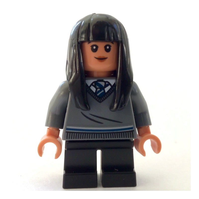fig-010872 – Cho Chang - Dark Bluish Grey Sweater, Black Legs, Rubber Hair