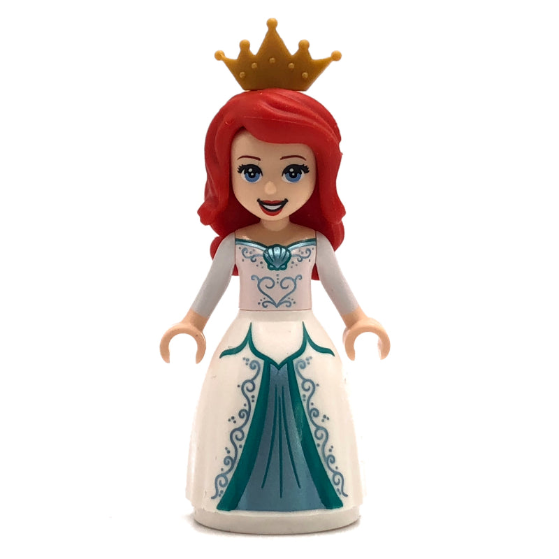 fig-010890 – Ariel - Human Form, White Dress, Crown