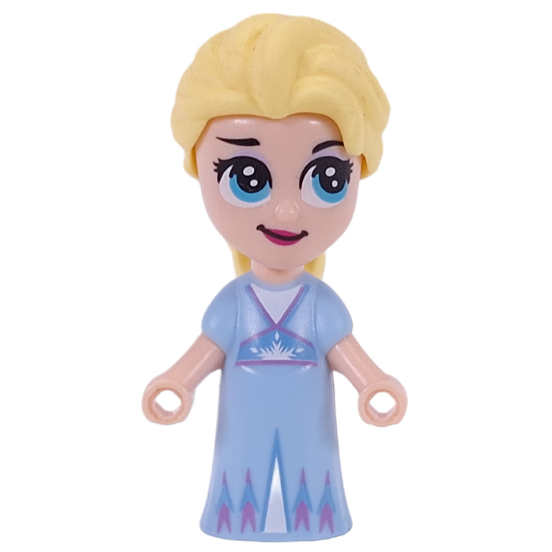 fig-010896 – Elsa - Microdoll, Bright Light Blue Dress, Hair in Tail, Looking Up