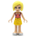 fig-010900 – Roxy - Coral Top, Yellow Skirt
