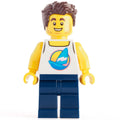 fig-010912 – White Torso, Dark BLue Legs, Dark Brown Hair