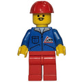 fig-011038 – Blue Torso, Red Legs, Red Safety Helmet