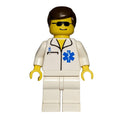 fig-011039 – Doctor - White Torso and Legs, Brown Hair