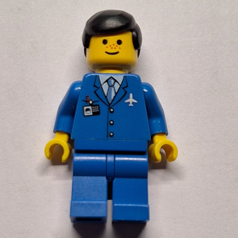 fig-011059 – Pilot - Blue Torso, Blue Legs, Black Hair