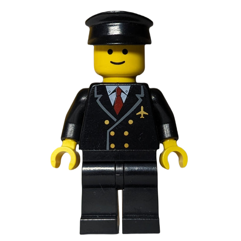 fig-011063 – Pilot - Black Torso, Black Legs Black Hat