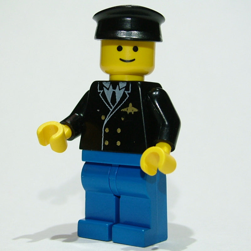 fig-011068 – Pilot - Black Torso, Blue Legs, Black Cap