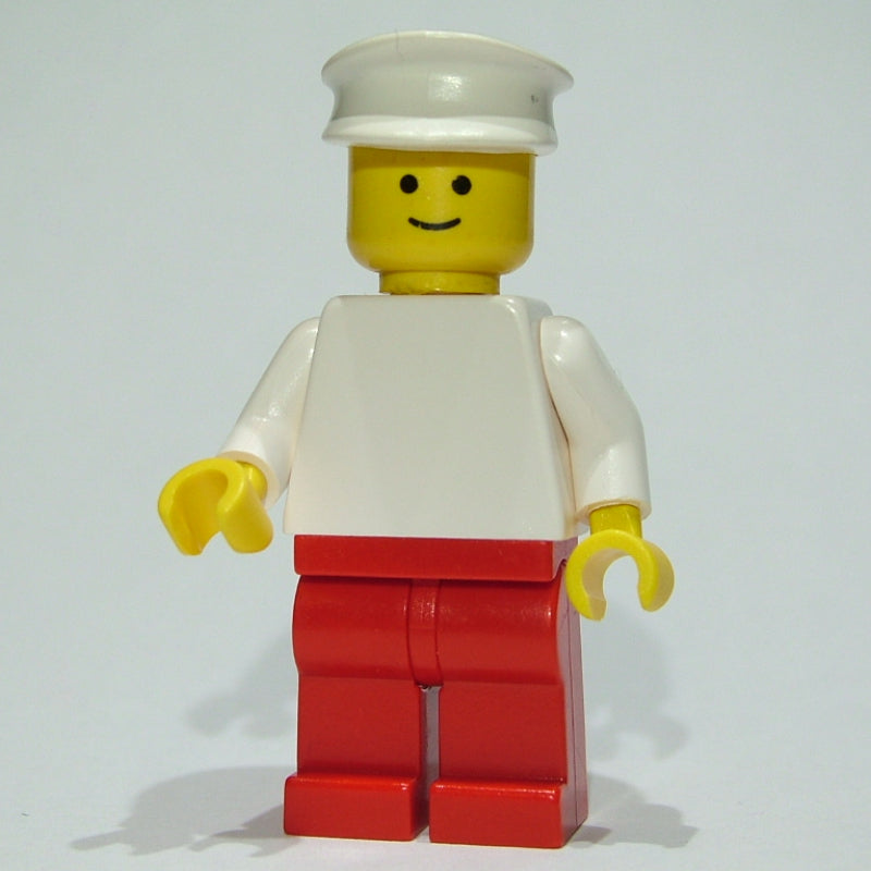 fig-011070 – White Torso, Red Legs, White Hat