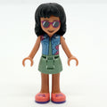 fig-011117 – Savannah - Blue Top, Sand Green Skirt, Black Hair