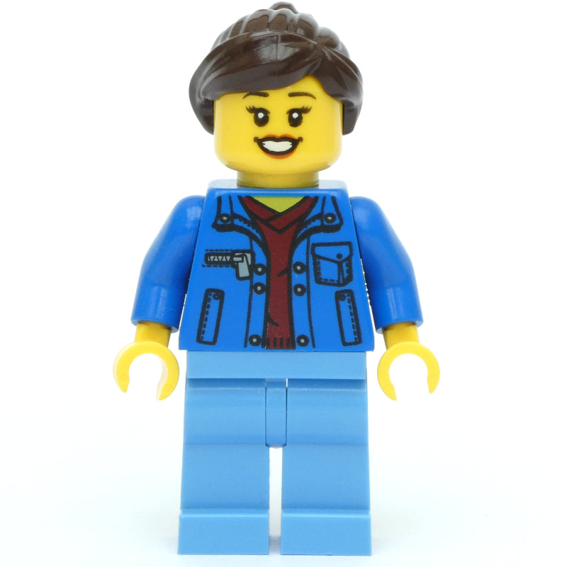 fig-011192 – Blue Torso, Medium Blue Legs, Dark Brown Hair