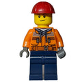 fig-011211 – Worker - Orange Torso, Dark Blue Legs, Red Helmet