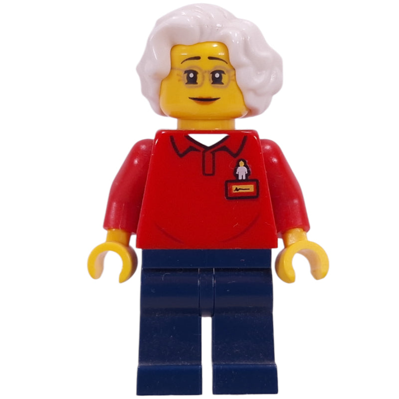 fig-011229 – Red Torso, Dark Blue Legs, White Hair