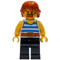 fig-011280 – Blacksmith - White Torso, Black Legs, Dark Orange Hair
