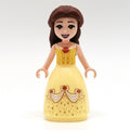 fig-011338 – Belle, Bright Light Orange and Bright Light Yellow Full Dress with Roses, Open Mouth
