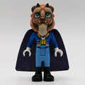 fig-011340 – Beast, Medium Blue Legs, Dark Purple Cape, Hair Bow