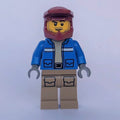 fig-011415 – Man, Blue Jacket, Dark Red Dirt Bike Helmet